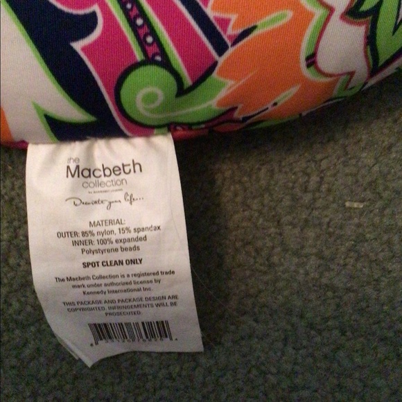 Floral Bean Bag Neck Rest - Picture 3 of 3